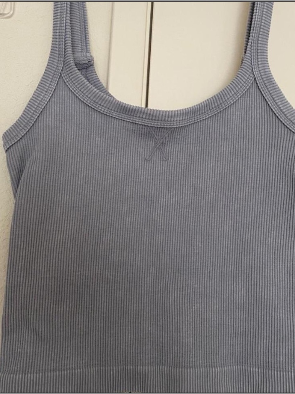 Ribbed Tank Top, stretchy thick soft - Women